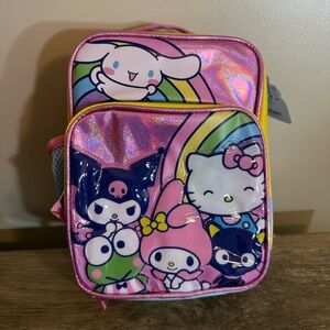 NEW Sanrio Hello Kitty & Friends Lunchbox Pastel Rainbows